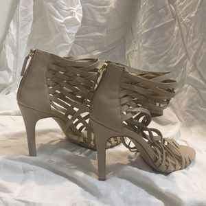 Strappy beige sandals